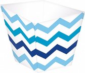 snoepbakje karton 3,1 x 4,4 karton blauw 36 stuks