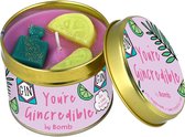Bomb Cosmetics - Tinned Candle - You're Gin-credible - Geurkaars