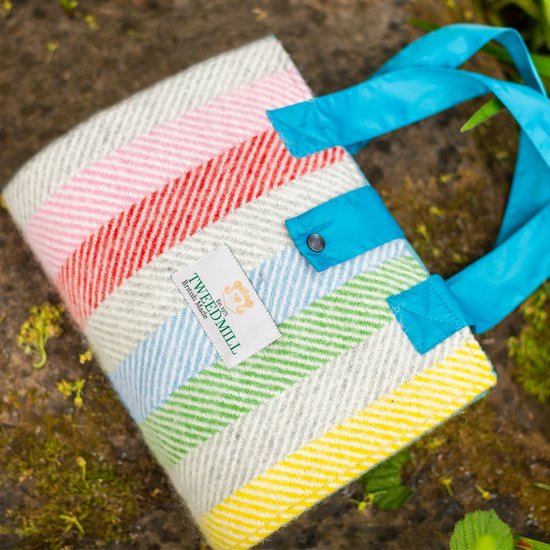 Picknickkleed Leisure Regenboog - Fleece - Waterdicht - 137x137cm - Tweedmill