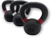 Padisport - Kettlebell set 4, 6 en 8 kg - kettlebells - kettlebell gietijzer - fitness - crossfit - fitness gewicht