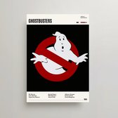 Ghostbusters Poster - Minimalist Filmposter A3 - Ghostbusters Movie Poster - Ghostbusters Merchandise - Vintage Posters