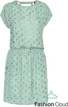 Vero Moda Sinamon S/S Shot Foil Dress Brook Green GROEN L