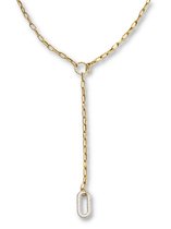 Zatthu Jewelry - N21AW396.1 - Icel schakelketting met zirkonia hanger