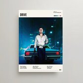 Drive Poster - Minimalist Filmposter A3 - Drive Movie Poster - Drive Merchandise - Vintage Posters