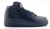 Nike Air Force 1 Mid '07 Leather Zwart (Wmns) - Maat 35.5