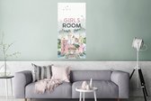 Poster Quotes - Girls room - Spreuken - Meisjes - Kids - Baby - Meiden - 60x120 cm - Poster Babykamer