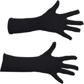 pietenhandschoenen Luxe 40 cm polyamide zwart maat S