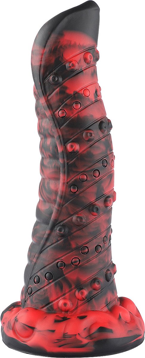 Goedkoopste Fantasy Monster Dildo Met Zuignap 21 cm Red Tongue