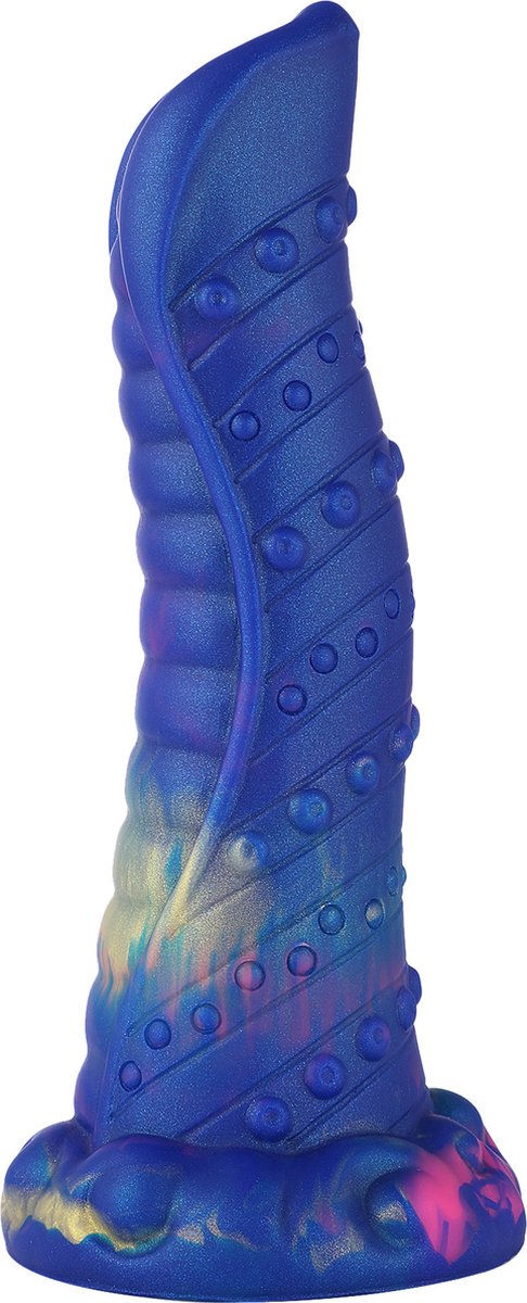 Fantasy Monster Dildo Met Zuignap 21 cm Blue Tongue