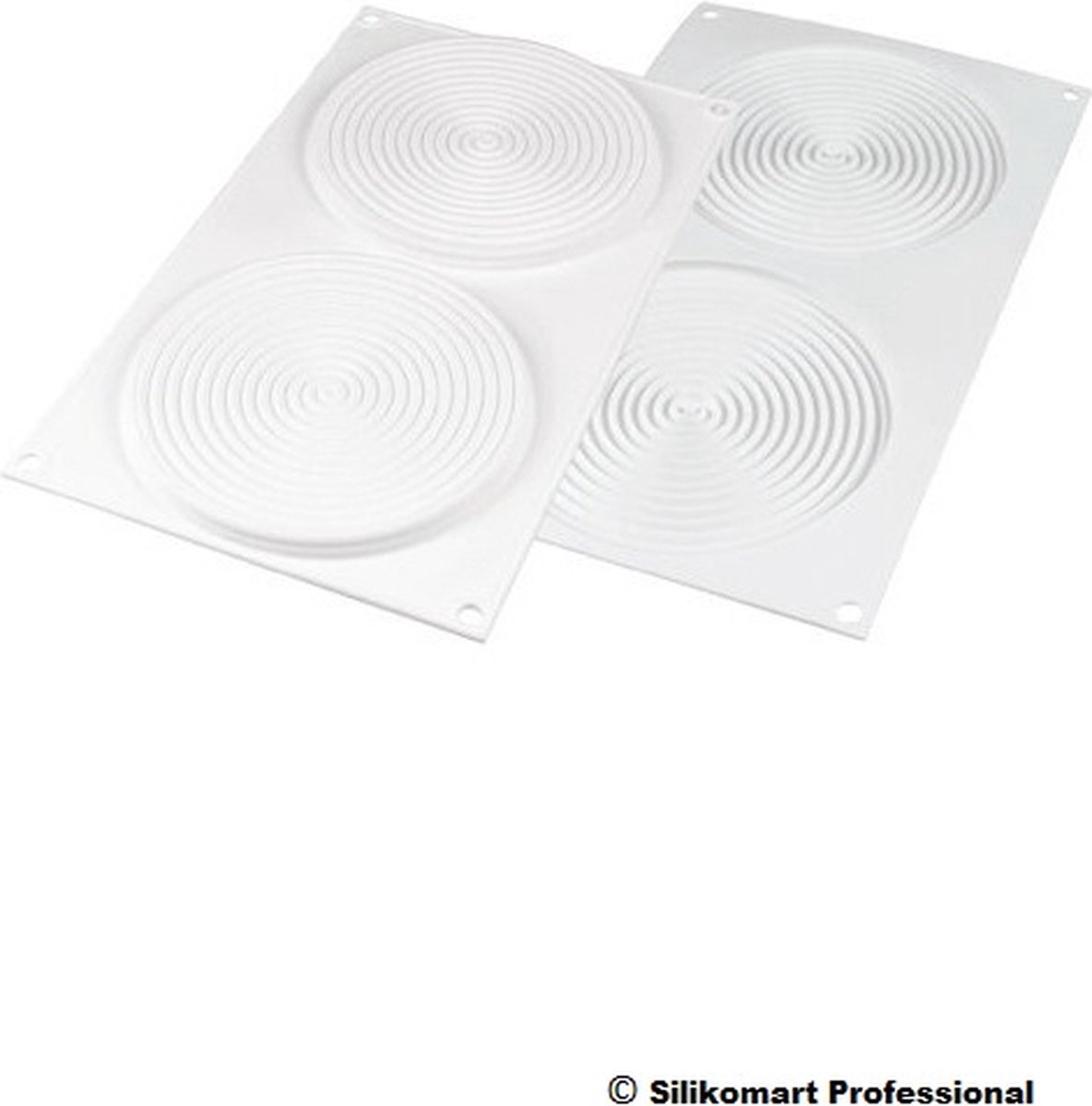 Silikomart - Tourbillon 100 - siliconenvorm spiraal - diameter 14 cm