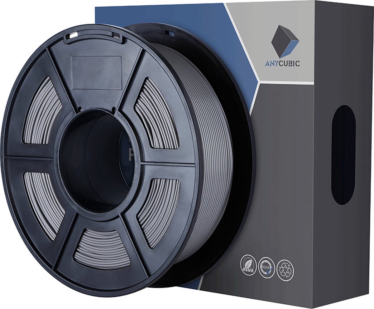 Anycubic Grijs 1.75mm PLA 3D Printer Filament 1KG