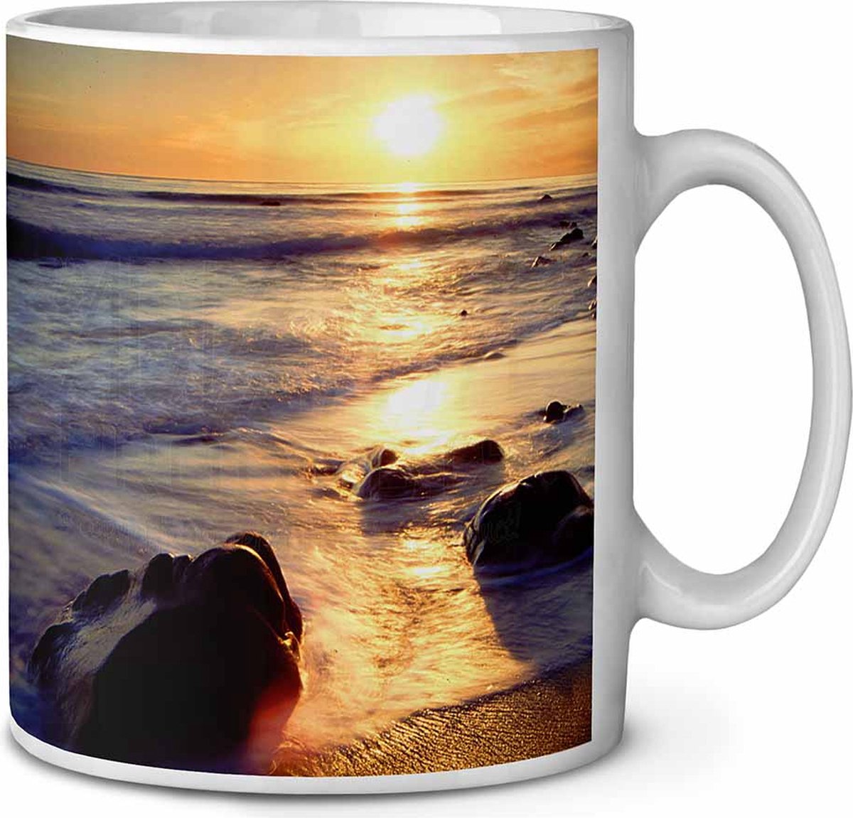 Zonsondergang Strand Koffie-thee mok
