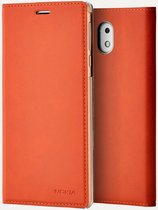 Nokia Slim Flip Case - bruin koper - voor Nokia 3