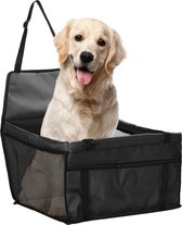 Luxe Honden Autostoel – Opvouwbare Hondenmand – Autostoel Hond - Autobench voor Honden – Hondenmand Auto - Zwart