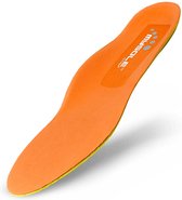 Mysole inlegzool voor voetbalschoenen in de kleur oranje.