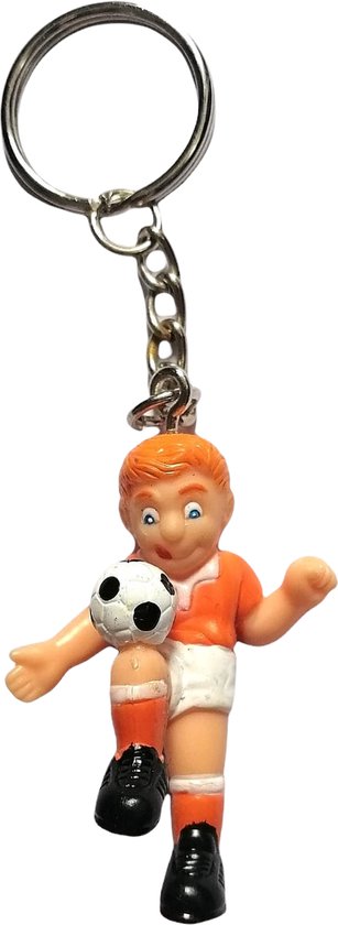 Football Porte-clés Footballeur Orange Knee