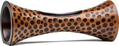 Mangobeat, natuurlijk houten luidspreker. Type Leopard, kleur zwart en bruin, 25 cm.