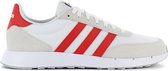 adidas Run 60s 2.0 - Heren Sneakers Sport Casual Schoenen Wit-Rood FZ0963 - Maat EU 45 1/3 UK 10.5