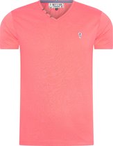 Mezaguz Heren T-Shirt Teessential Pink Fresh Maat XL
