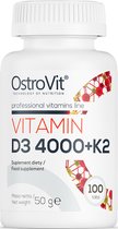 Vitaminen - OstroVit Vitamine D3 4000 + K2 100 tabletten