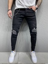 2Y PROMUIM | Herenjeans - Skinny Fit Jeans voor mannen - Super Skinny Fit Jeans - W34