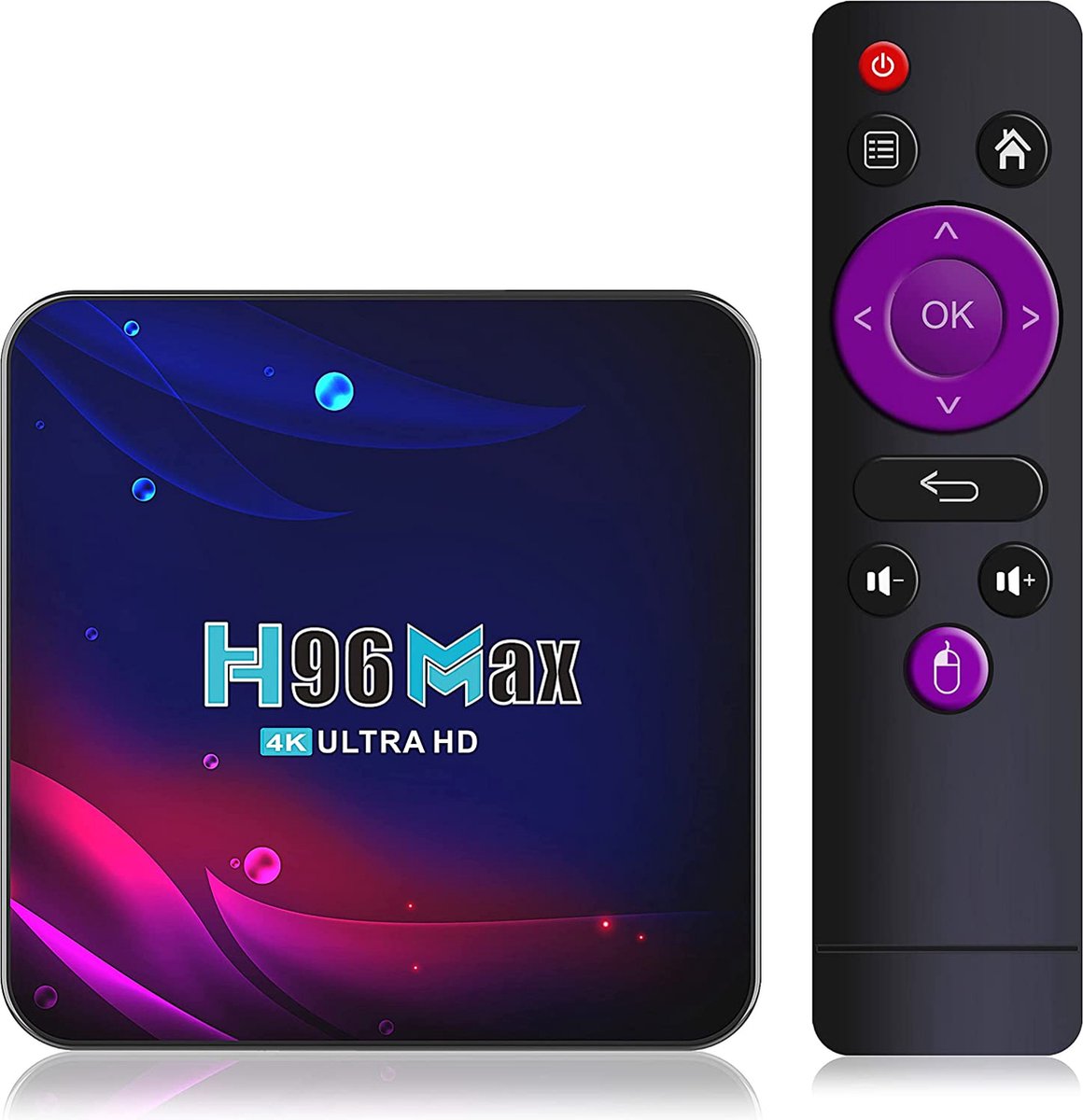 H96 Max Tv Box 2 - 32 GB Android 11 - Mediaplayer Avec décodeur Kodi,  Netflix et... | bol.com