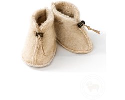 Alwero babyslof Emo | Beige | 100% wol | Maat 0-6 maanden