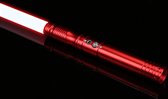 Lightsaber – Lightsaber Star Wars – Lichtzwaard – Lightsabers – light saber – Licht zwaard – Metalen handvat – Met licht en geluid – Alle kleuren – 6 geluidstypes – TS013 Rood