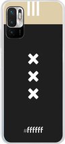 6F hoesje - geschikt voor Xiaomi Redmi Note 10 5G -  Transparant TPU Case - AFC Ajax Uitshirt 2018-2019 #ffffff
