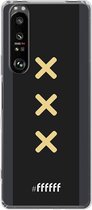 6F hoesje - geschikt voor Sony Xperia 1 III -  Transparant TPU Case - Ajax Europees Uitshirt 2020-2021 #ffffff