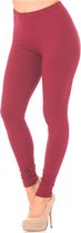 New Mix - Supersoft Legging - Dusty Red - Plus Size