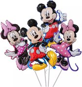 4 Stks/set Mickey Minnie Mouse Folie Ballonnen Cartoon Kids Verjaardagsfeestje Decoratie