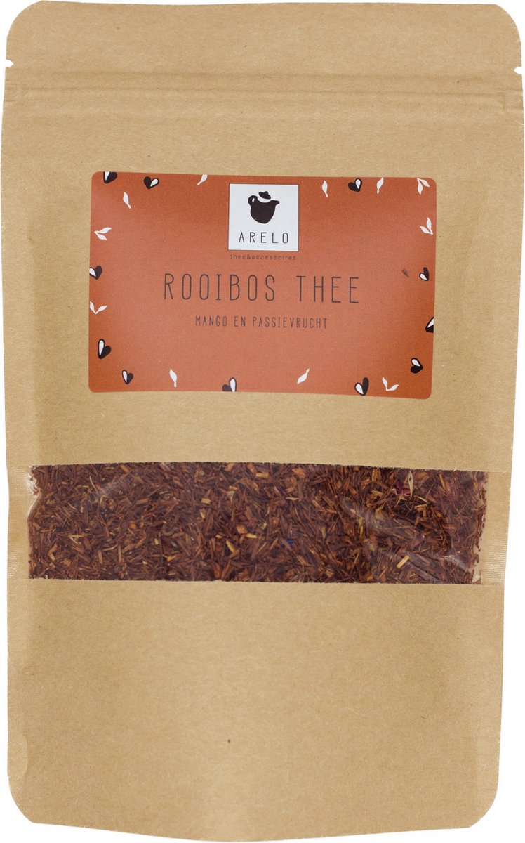 ARELO Rooibos met mango en passievrucht - Thee in zak - Losse thee - Rooibos