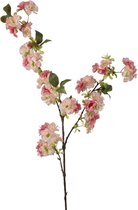 Viv! Home Luxuries Kersenbloesem - zijden bloem - licht- en donkerroze - 110cm - topkwaliteit