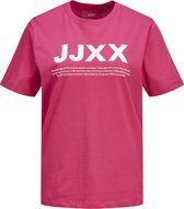 JJXX JXANNA SS REG EVERY BIG LOGO TEE SN Dames T-shirt - Maat M
