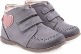 Emel 2439-12 Velcroschoenen Meisjes Grijs Leer maat 20