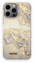 Apple iPhone 13 Hoesje iDeal of Sweden Sparkle Greige Marble