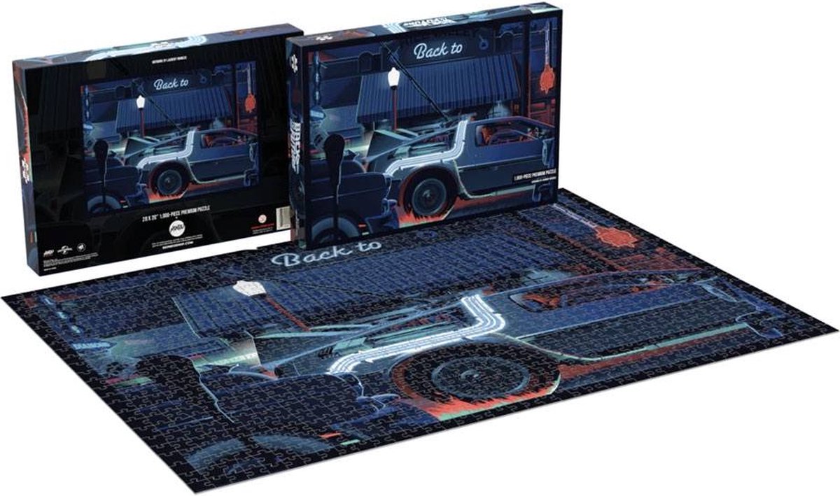 Back To The Future Puzzel DeLorean (1000 pieces)