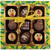 We Love Chocolate - Belgische Bonbons - geschenkdoos - 9 vaks - Pasen