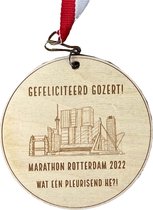 Medaille Gefeliciteerd gozert! Marathon Rotterdam 2022– Wat een pleurisend he