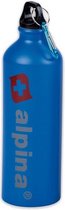 drinkfles 750 ml aluminium blauw