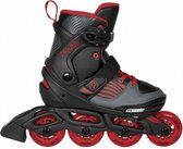 inlineskates Dark Breeze jongens zwart/rood mt 32/35