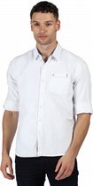 blouse Banning heren katoen wit maat XXL
