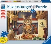 Ravensburger puzzel Dinner for One - Legpuzzel - 300 stukjes extra groot