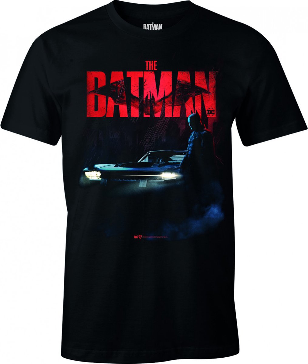 The Batman - Car T-shirt Zwart (XL)