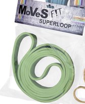 Powerband Zwaar - Groen | MoVeS F!T | Fitness elastiek
