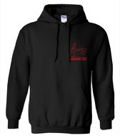 Gildan Hoodie Formule 1 Max Racing "Zandvoort 2022 Zwart" Maat S - Hoody met Capuchon - Trui Race Fan - Kampioen