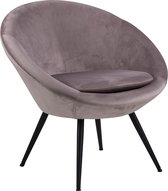 Smuk Velvet Fauteuil Lucena Dusty Rose Poten