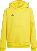 adidas - Entrada 22 Hoodie youth - Gele hoodie kids-128