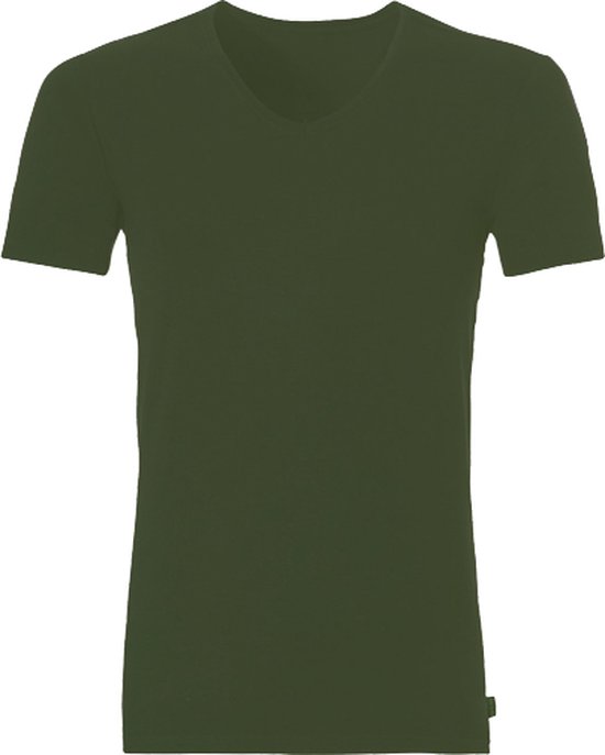 Boru Bamboo - T Shirt Heren - Olijfgroen - 2 Pack